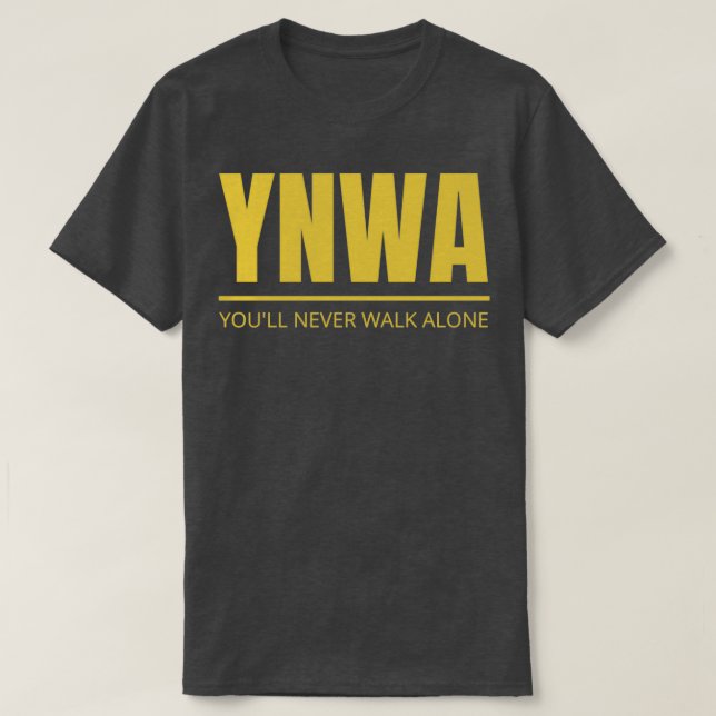 Du kommer aldrig att gå ensam LIVERPOOL T Shirt (Design framsida)