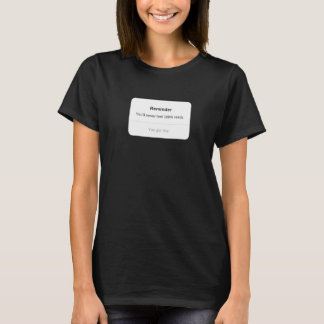 Du Kommer Aldrig Vara 100 Procent Redo Men Du Klar T Shirt