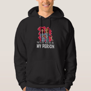 Du Kommer Alltid Att Vara Min Person Sjuksköterska Hoodie
