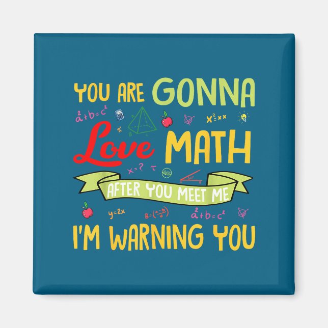 Du Kommer Att Älska Matematik Efter Att Du Träffar Magnet (Framsidan)