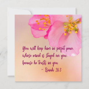 Du kommer att Behålla hans kristna Blommigt inspir