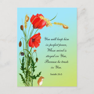 Du kommer att behålla honom i perfekt-fred vykort