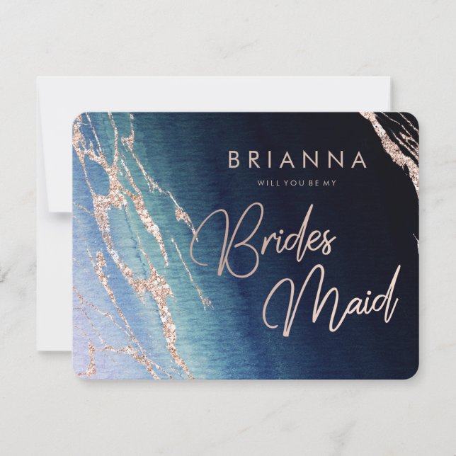 Du kommer att bli min bridesmaid inbjudningar (Framsida)