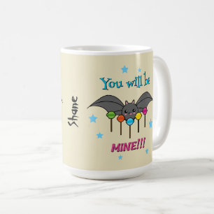 Du kommer att bli min fladdermus Lägg till Namn Kaffemugg