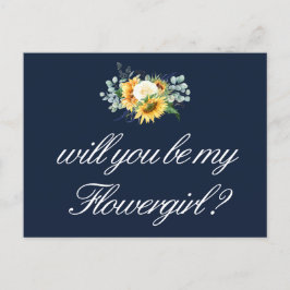 Du kommer att bli mitt Blommerkort Inbjudan Vykort