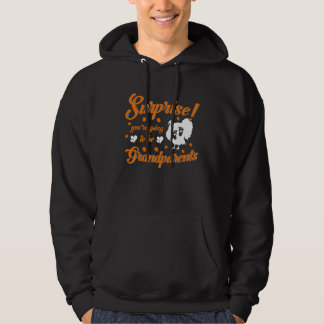 Du Kommer Att Bli Mor- Och Farföräldrar Graviditet Hoodie