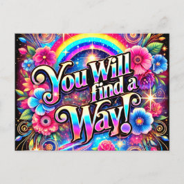 Du kommer att hitta ett sätt vykort