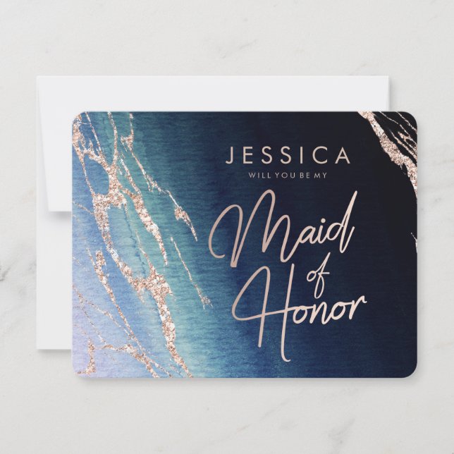 Du kommer att vara min Maid of honor Inbjudningar (Framsida)