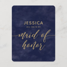 Du kommer att vara min Maid of honor Inbjudningar