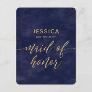 Du kommer att vara min Maid of honor Inbjudningar