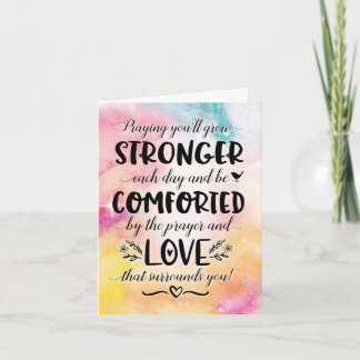 Du kommer att växa starkare varje dag och bli Comf Kort