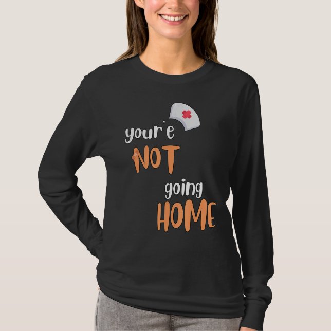 Du kommer inte till hemskolan t shirt (Framsida)