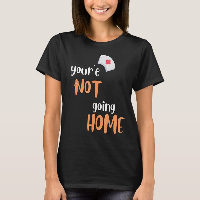 Du kommer inte till hemskolan t shirt (Framsida)