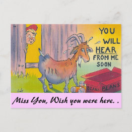 Du kommer snart att höra av mig! vykort