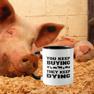 Du köper Behålla, de Behållor att dö, Vegan Activi Mugg
