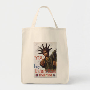 Du köper en Liberty Bond Lest I Perish Tygkasse