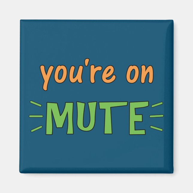 Du kör tyst magnet (Framsidan)