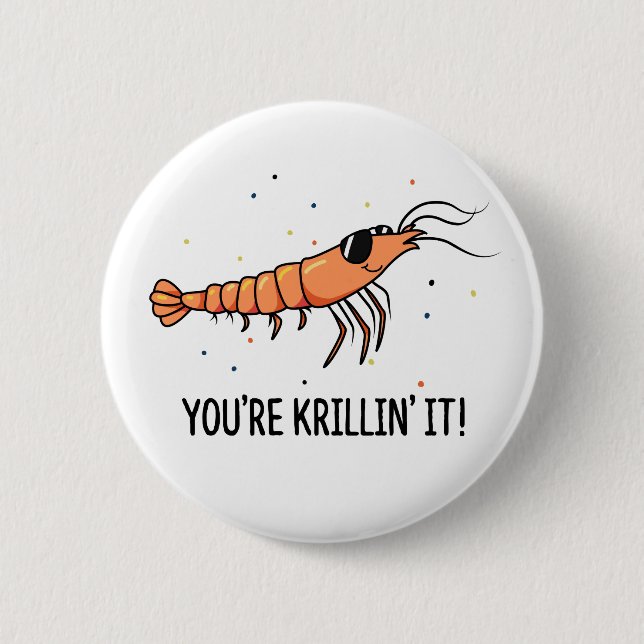 Du Krillinisar Det Roligt Krill Skämt Knapp (Framsida)