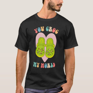 Du Kroc My World, Shoes Valentines day,XOXO Hugs T Shirt