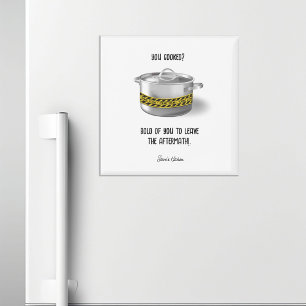Du lagade Personlig Kitchen Magnet