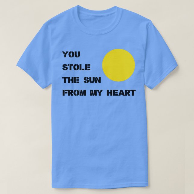 Du lagrar svart i Sol T Shirt (Design framsida)