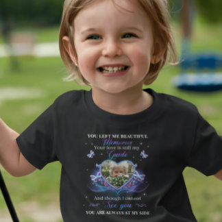 Du lämnade mig vackra minnen Anpassad bild T Shirt