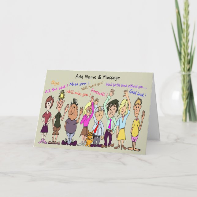 Du Lämnar tyvärr kortet Kort (Framsida)