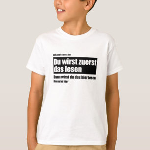 Du läser det här först - PM Funny säger T Shirt