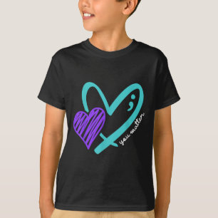 Du Låter Inte Din Berättelse Sluta Med Självmordsm T Shirt