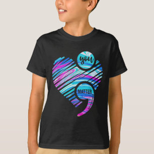Du Låter Inte Din Berättelse Sluta Självmordsföreb T Shirt
