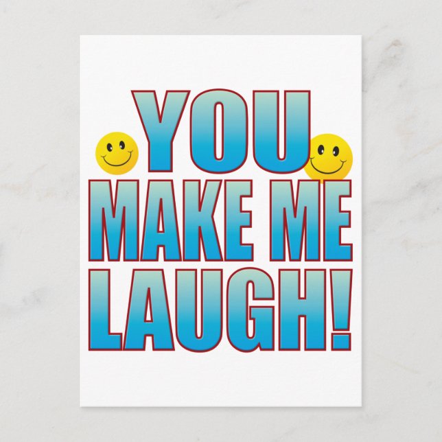 Du Laugh Life B Vykort (Framsida)