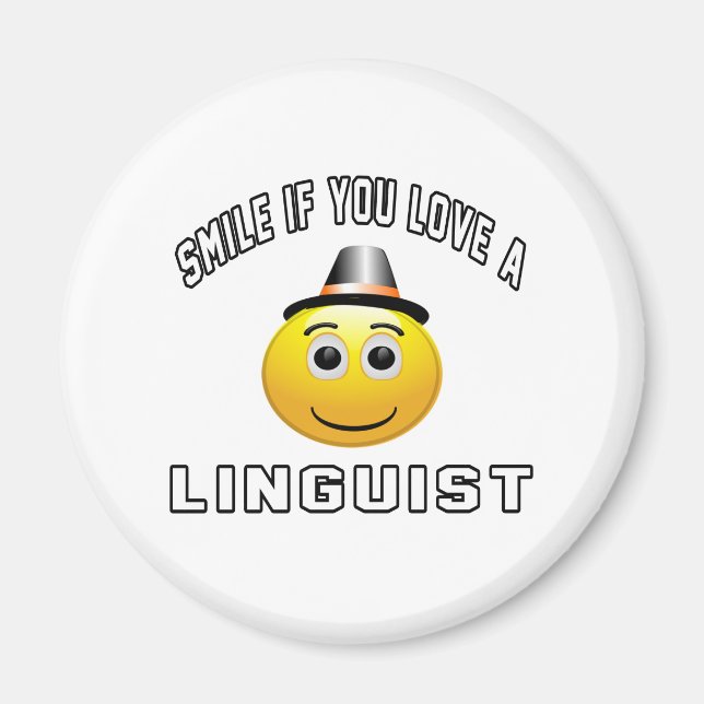Du leker om du kärlek är en linguist. magnet (Framsidan)