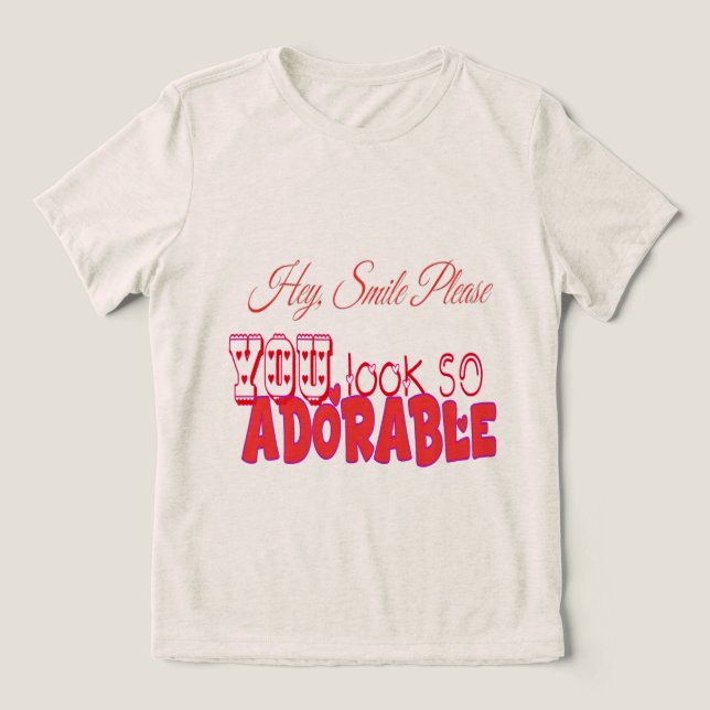 Du leker, snälla t shirt (Design Framsida)