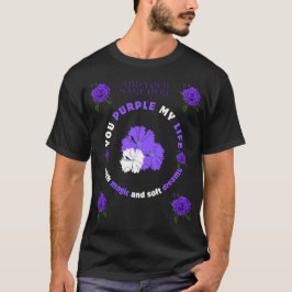 Du lila mitt liv t shirt