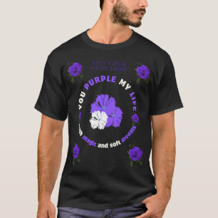 Du lila mitt liv t shirt