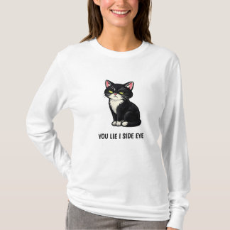Du Ljuger Jag Ger Dig Ett Snett Blick Roligt Tuxed T Shirt