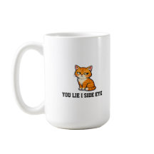 Du Ljuger Jag Ger Dig Skeptisk Blick Grumpy Orange