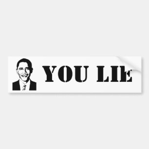 Du ljuger! (Obama) Bildekal
