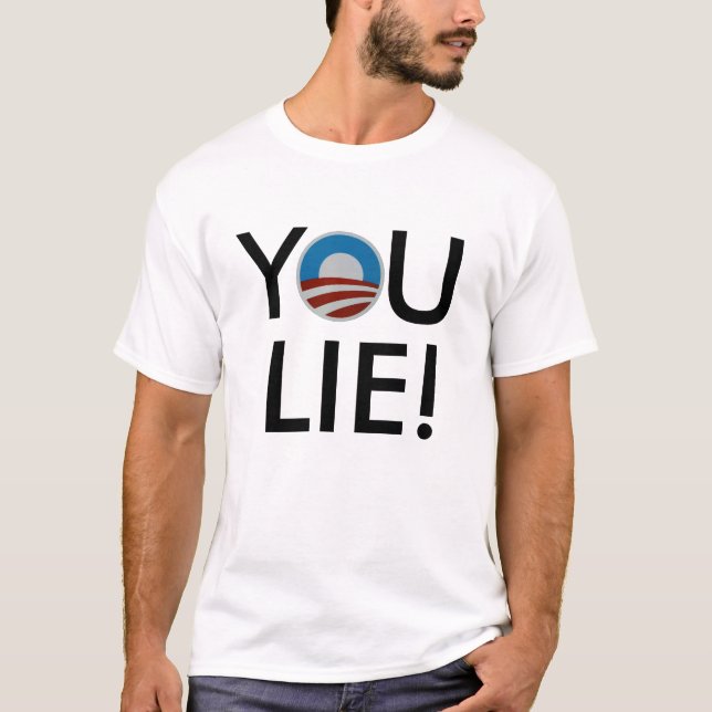 Du ljuger! T-tröja Tee Shirt (Framsida)