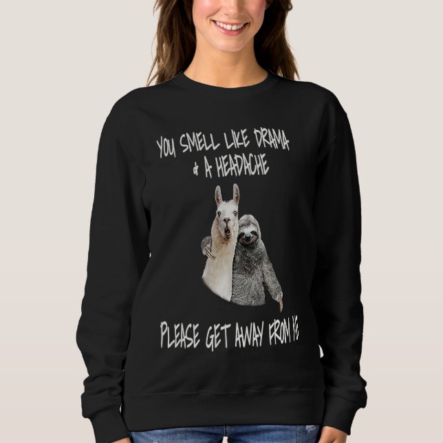DU LUKTAR DRAMATIK & HUVUDVÄRK, VÄNTA DIG BORT T SHIRT (Framsida)