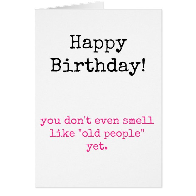 Du luktar inte gammalt hälsningskort (Framsidan)