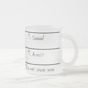 Du maj talar nu den frostade kaffemuggen frostad glasmugg
