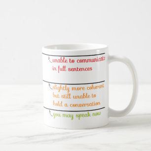 Du maj talar nu muggen med påfyllningslinjer kaffemugg