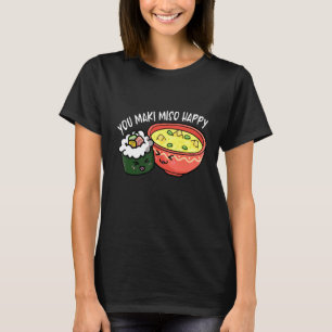 Du Maki Miso Lycklig Otaku Japan T Shirt