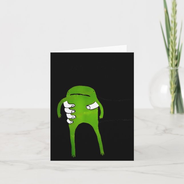 Du Måste Acceptera Grodan Roliga Meme  Kort (Framsida)