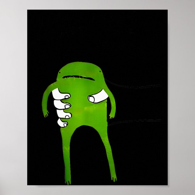 Du Måste Acceptera Grodan Roligt Meme  Poster (Framsidan)