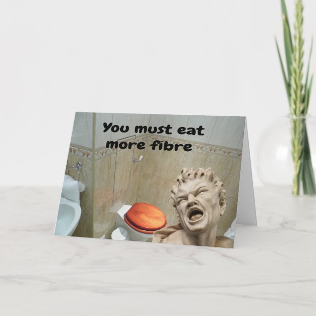 Du måste äta mer fiber. kort (Framsida)