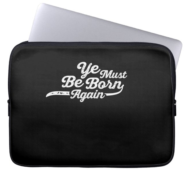 Du måste födas upp igen laptop fodral (Framsidan)