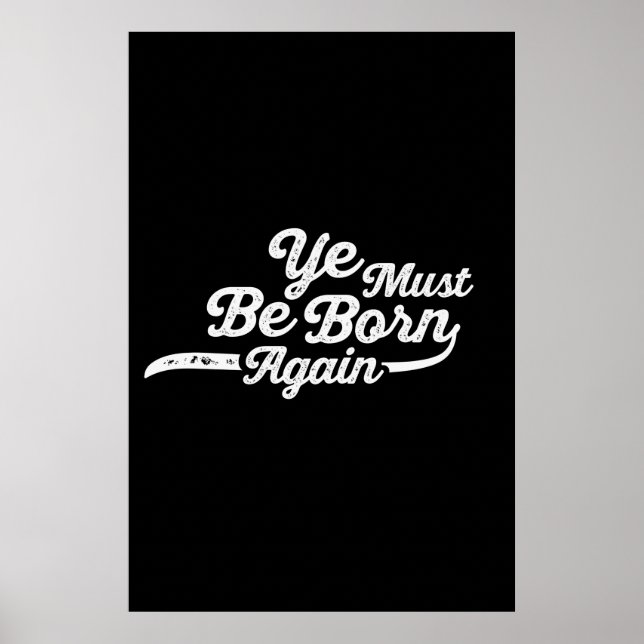 Du måste födas upp igen poster (Framsidan)