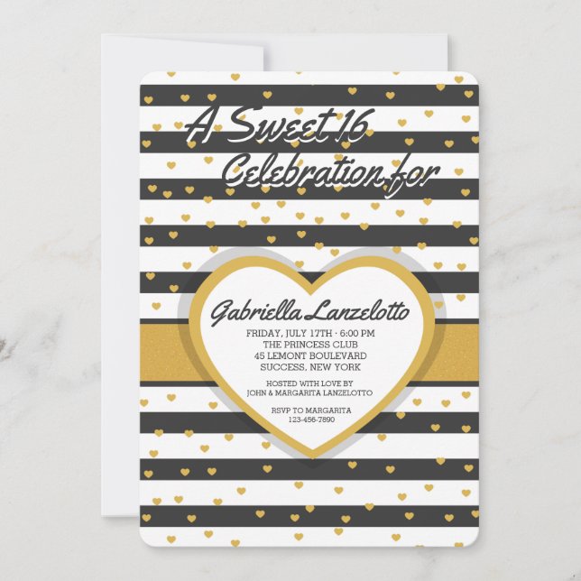 Du måste ha hjärtinbjudan inbjudningar (Framsida)